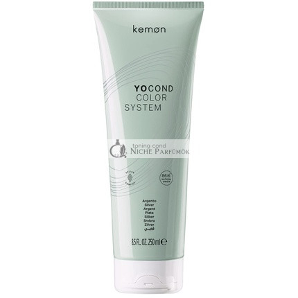 Kemon Yo Cond Silver Reflective Klimatizačný Prostriedok s Prírodným Pôvodom, s Jogurtovým Extraktom a Upokojujúcimi Rastlinami, 250ml