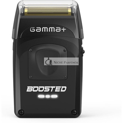 GAMMA+ Boosted Elektrický zastrihávač brady a vlasov s 3 čepeľami, bezdrôtový, 120 min prevádzky, kompaktný a prenosný cestovný holiaci strojček, IPX7 vodotesný, 11 000 ot./min
