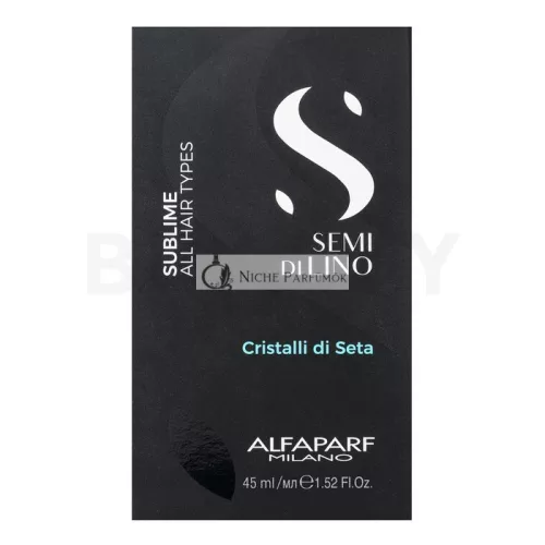 Alfaparf Milano Semi Di Lino Sublime Cristalli Di Seta uhladzujúce sérum pre všetky typy vlasov 45 ml