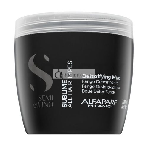Alfaparf Milano Semi Di Lino Sublime Detoxifying Mud hyratačný čistiaci krém pre všetky typy vlasov 500 ml