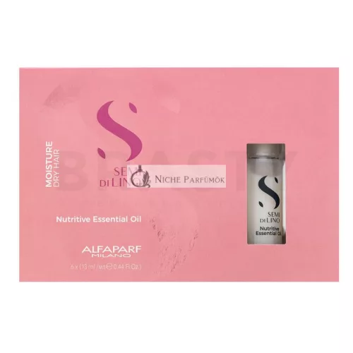Alfaparf Milano Semi Di Lino Moisture Nutritive Essential Oil olej pre veľmi suché a poškodené vlasy 6 x 13 ml