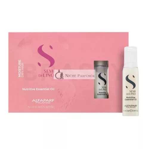 Alfaparf Milano Semi Di Lino Moisture Nutritive Essential Oil olej pre veľmi suché a poškodené vlasy 6 x 13 ml