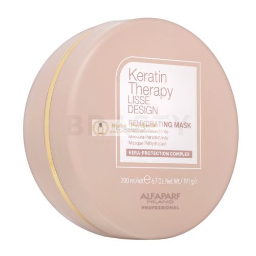 Alfaparf Milano Lisse Design Keratin Therapy Rehydrating Mask vyživujúca maska pre suché a poškodené vlasy 200 ml