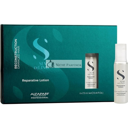 Alfaparf Milano Semi Di Lino Reconstruction Reparative Lotion posilujúca starostlivosť pre suché a poškodené vlasy 6 x 13 ml