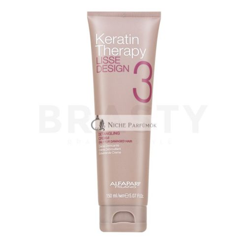 Alfaparf Milano Lisse Design Keratin Therapy Detangling Cream stylingový krém pre ľahké rozčesávanie vlasov 150 ml