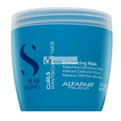   Alfaparf Milano Semi Di Lino Curls Enhancing Mask vyživujúca maska pre lesk vlnitých a kučeravých vlasov 500 ml