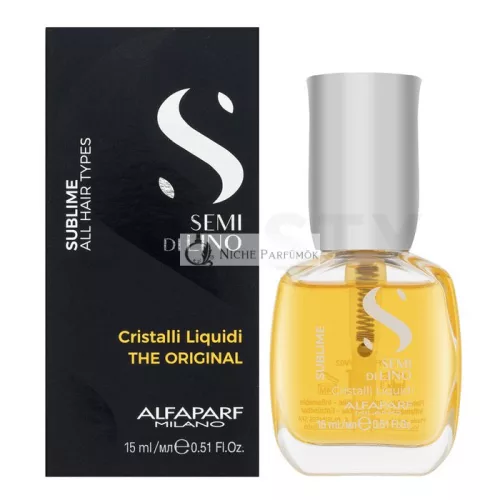 Alfaparf Milano Semi Di Lino Sublime Cristalli Liquidi The Original olej pre hebkosť a lesk vlasov 15 ml
