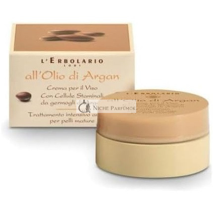 L'Erbolario Arganový olejový krém na tvár, intenzívna anti-aging liečba pre zrelú pleť