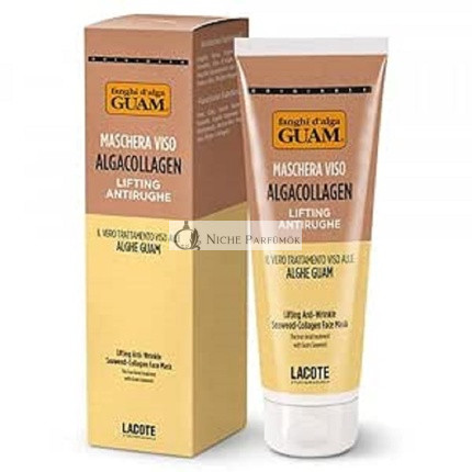 Guam Algacollagen Lifting Protiwrinklová Maska na Tvár s Ružovou Hlinkou a Guam Riasou, Anti-Aging Účinok, Vyrobené v Taliansku, 75ml