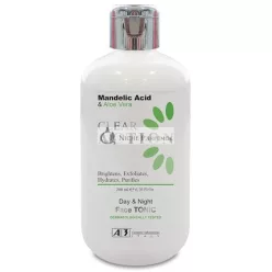   A3 Čistý Akčný Denný a Nočný Tonikum na Tvár s Mandľovou Kyselinou a Aloe Verou, 200ml