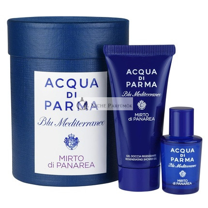 Acqua Di Parma Pánsky Parfum Vzorky Mini Blu Mediterraneo Mirto di Panarea 5ml EDT + Sprchový Gél 20ml Stredomorský Parfum pre Mužov a Ženy