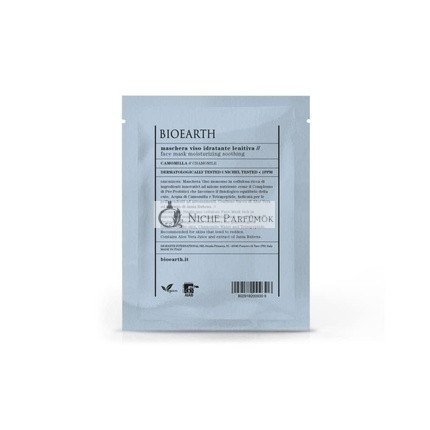 Bioearth Hydratačná Upokojujúca Kamila Maska na Tvár, 15ml