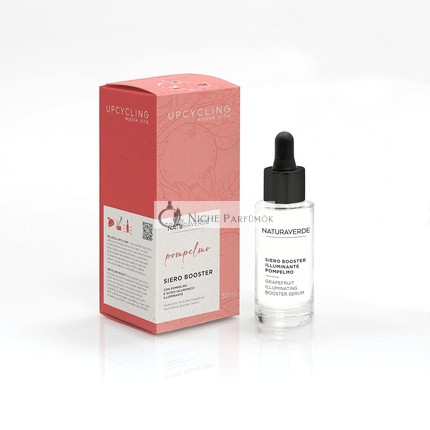 Naturaverde Sérum na tvár Booster Upcycling Grapefruit s extraktom z grapefruitov, vitamínom C a hyalurónovou kyselinou, 30ml