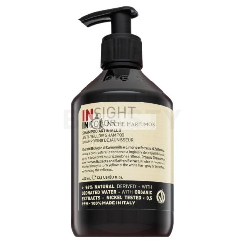 Insight Incolor Anti-Yellow Shampoo šampón proti žltnutiu odtieňov 400 ml