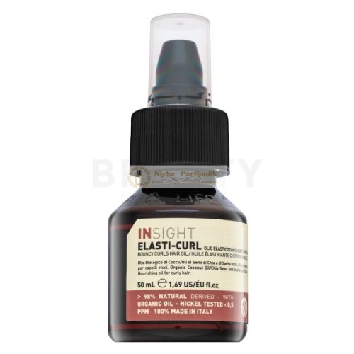 Insight Elasti-Curl Bouncy Curls Hair Oil vyživujúci olej pre vlnité a kučeravé vlasy 50 ml