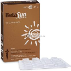  BETASUN Bronzujúci Prípravok na Pokožku na Intenzívne Opálenie a Trvácnosť, 60 Tabliet