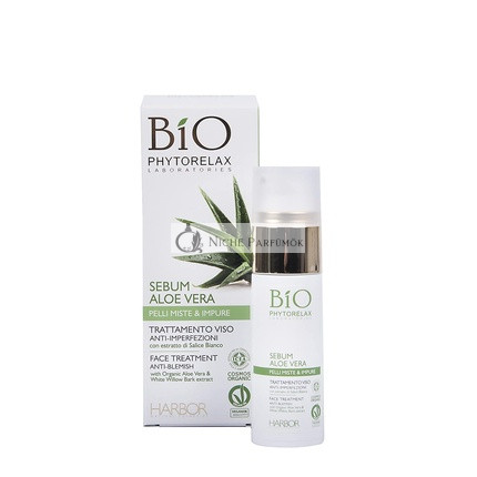 Bio Phytorelax Sebum Aloe Vera Protiakné Ošetrenie Tváre 30ml
