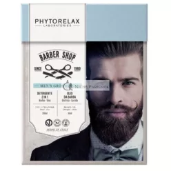   PHYTORELAX Barber Shop Darčeková sada 2 v 1 Čistiaca 200ml a olej na bradu 30ml
