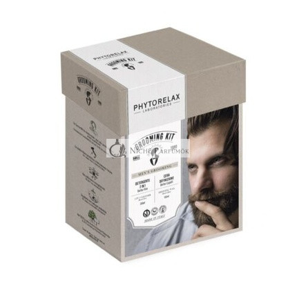 PHYTORELAX Gromming Kit 2 v 1 Čistič na bradu a definujúci vosk na bradu, 200 ml
