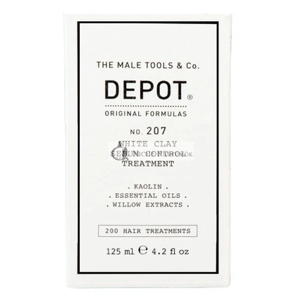 Depot NR. 207 Biela Hlinka Ovládanie Sebumu, 10ml