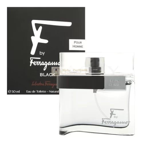 Salvatore Ferragamo F by Ferragamo Pour Homme Black toaletná voda pre mužov 50 ml