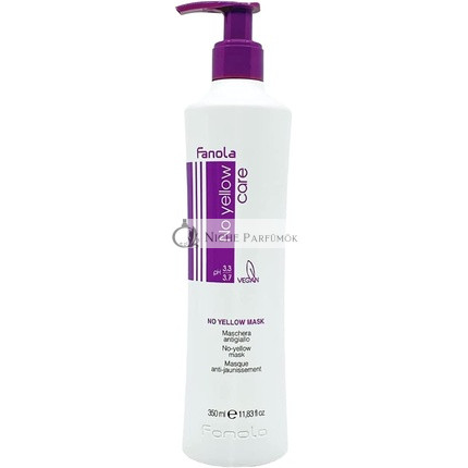 Fanola No Yellow Mask Anti-Yellow Mask pre Zdravé a Vitalné Blond Vlasy, 350ml