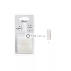 Prírodné nechtové tipy Scalino N6, 50 ks