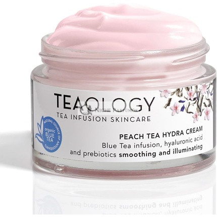 Teaology Broskyňový Čaj Hydratačný Krém 50ml, Prírodná Kozmetika Vegán
