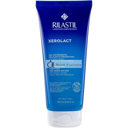 Rilastil Xerolact Jemný čistiaci gél na suchú pleť 200ml