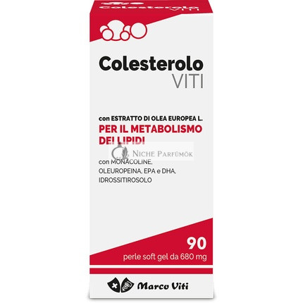 Colesterolo Viti 90 Mäkké gélové perly