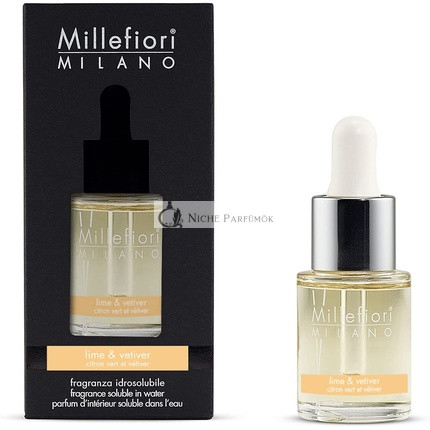 Millefiori Milano Fragrance Soluble in Water Lime & Vetiver 15 ml