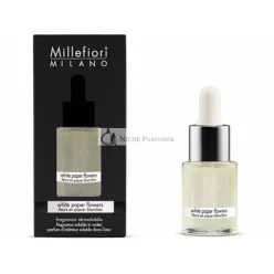   Millefiori Milano Fragrance Soluble in Water White Paper Flowers 15 ml