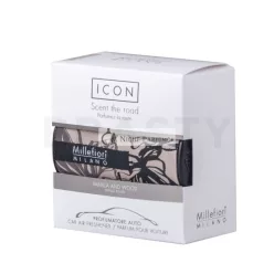  Millefiori Milano Icon Car Air Freshener Vanilla & Wood Textil Floral