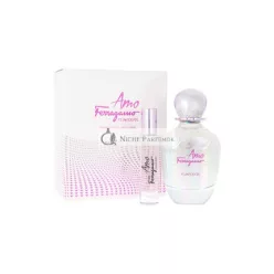   Salvatore Ferragamo Amo Flowerful toaletná voda set 100ml a 10ml