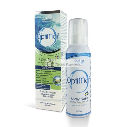 Optimar Aloe Harmanček Nosový Sprej 100ml Hypertonický
