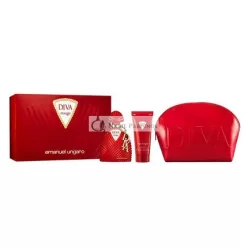   Ungaro Diva Rouge EPV Parfum 100ml s telovým mliekom 100ml a cestovnou taškou