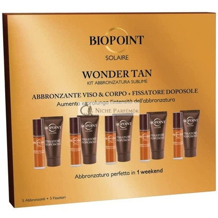 Biopoint Solaire Wonder Tan Sada na opaľovanie tváre a tela s Aftersunom