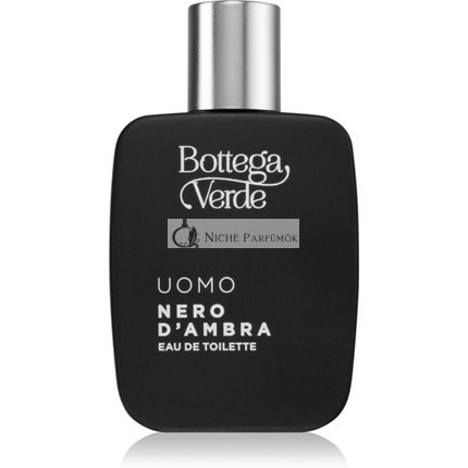 Bottega Verde Čierny jantár Eau de Toilette pre mužov, 50 ml
