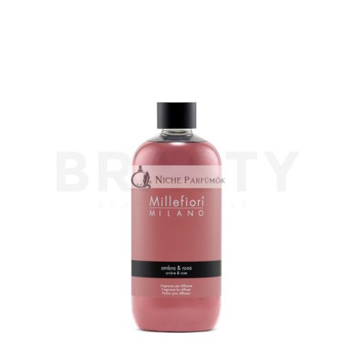 Millefiori Milano Fragrance Diffuser Ambra & Rosa Refill 500 ml