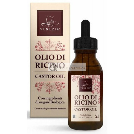 Organický prírodný ricínový olej - 100 ml - vyrobené v Taliansku