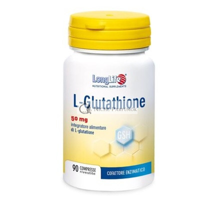 L-Glutathione 50mg LongLife 90 Tabliet