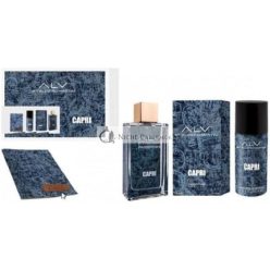   Alv By Alviero Martini Capri For Home Eau de Parfum Spray, 100ml, Deodorant 150ml a Pasový Držiteľ