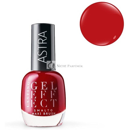 Astra Make-Up Expert Gél Efekt Lak na Nechty 12 Vášnivo Červená