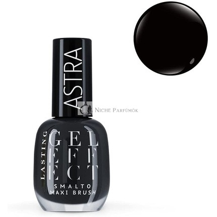Astra Make-Up Gél Efekt Lak na Nechty Série 24 - Tmavá Čierna