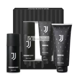   Darčeková sada Juventus pre mužov, deodorant 150ml, sprchová pena 200ml, šál