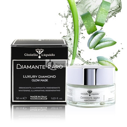 Luxury Diamond Glow Mask Rozjasňujúca Gélová Maska s Aloe Verou, 50ml