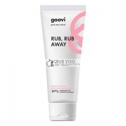GOOVI RUB RUB AWAY Scrub na tvár s kakaovým maslom a olejom z bavlníkových semien 75ml