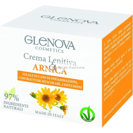 GLENOVA Cosmetics Utišujúci arnikový krém Ideálny na zápal, svalové napätie a podliatiny