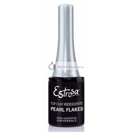 Estrosa Polopermanentný Top Coat 14ml Perlové Flitre