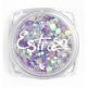 Estrosa Glow Paillettes Fialové - 1g Nail Art